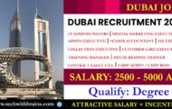 Dubai Notification 2022 – Opening for Various Admin Posts | Apply Email