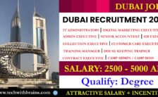 Dubai Notification 2022 – Opening for Various Admin Posts | Apply Email