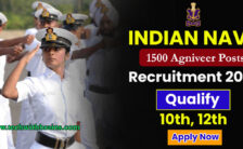 Indian Navy Notification 2023 – Opening for 1500 Agniveer Posts | Apply Online